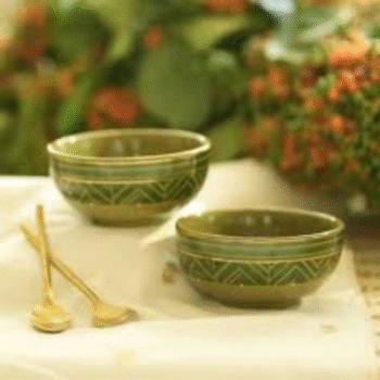 Eco-friendly Bowls (Set of 2), Capacity -750ML